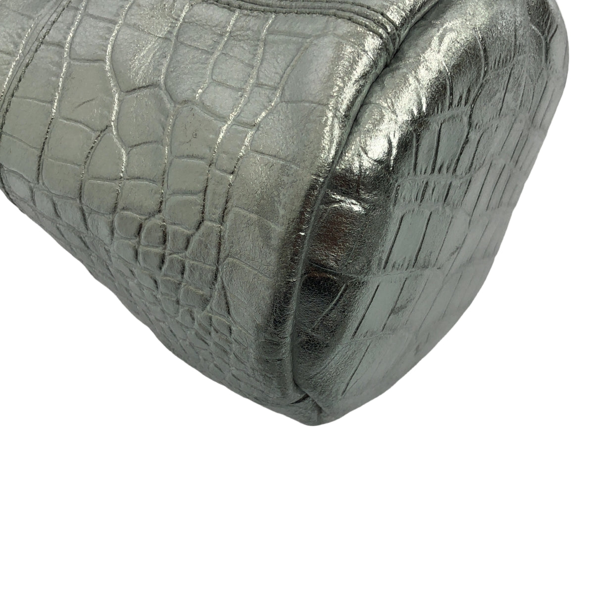 MARCO MASI | Crocodile embossed leather drawstring bag |