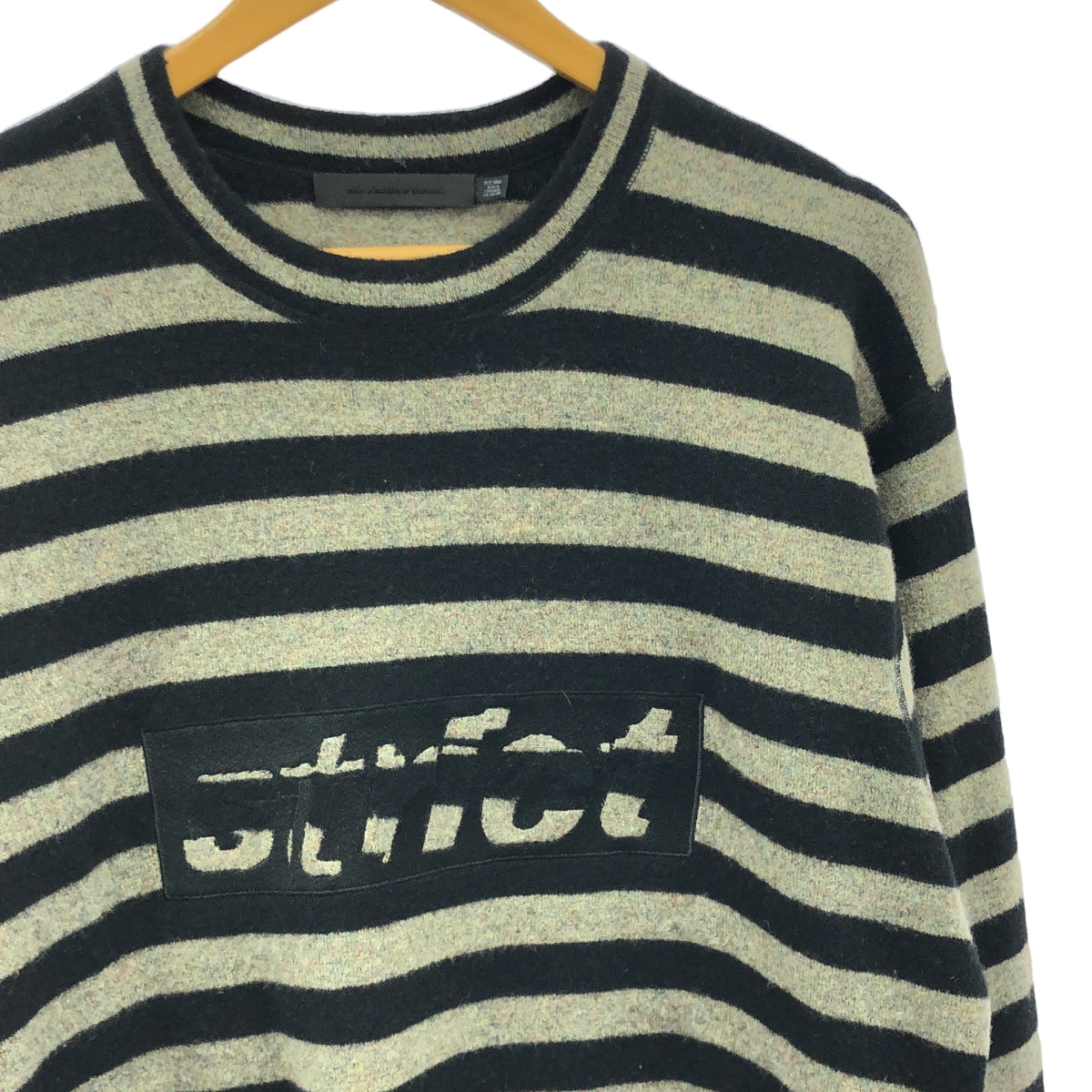 ALEXANDER WANG / Alexander Wang | STRICT / Logo Crew Neck Knit Pullover | S | Men's