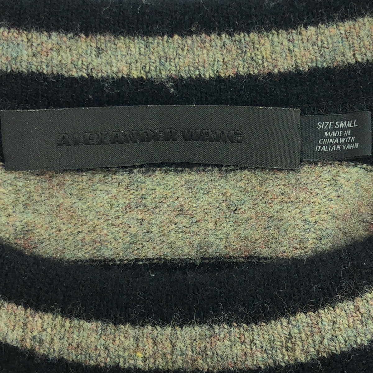 ALEXANDER WANG / Alexander Wang | STRICT / Logo Crew Neck Knit Pullover | S | Men's