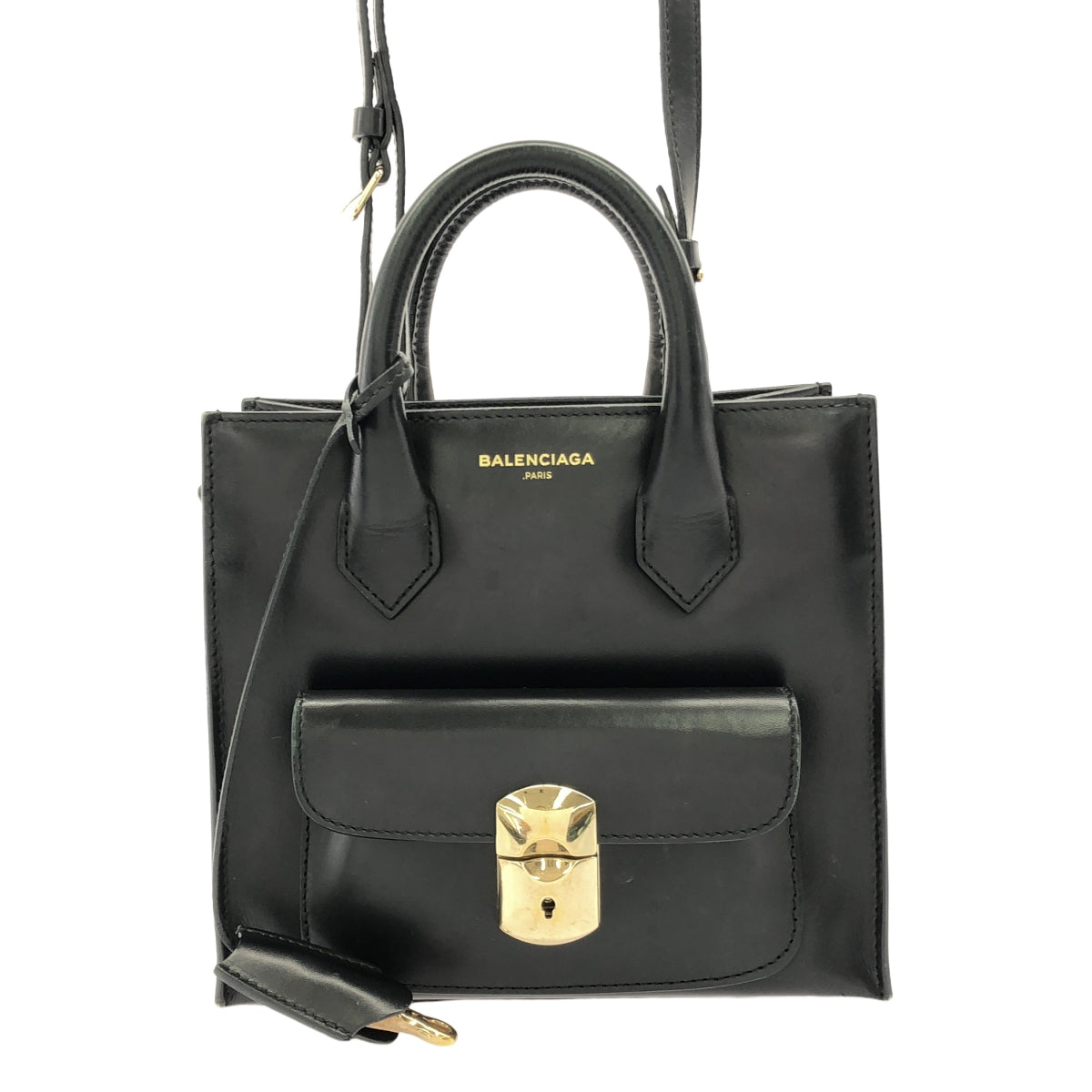 BALENCIAGA / バレンシアガ | パドロック オールアフタヌーン 2way ハンドバッグ / 319499 |
