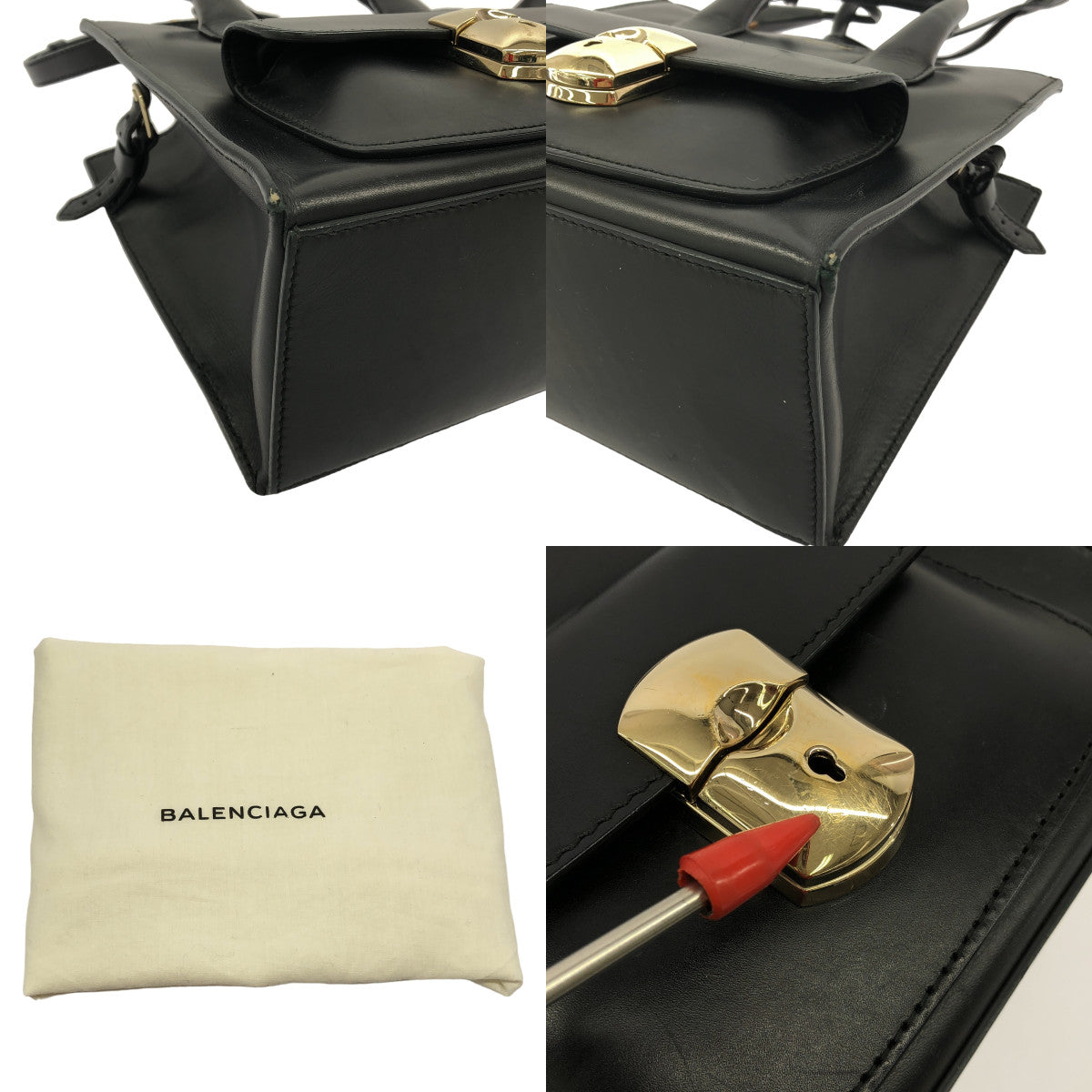 BALENCIAGA / バレンシアガ | パドロック オールアフタヌーン 2way ハンドバッグ / 319499 |