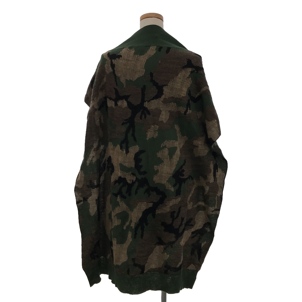 JUNYA WATANABE COMME des GARCONS / ジュンヤワタナベ | カモフラ柄 アシンメトリー プルオーバーニット | M | レディース