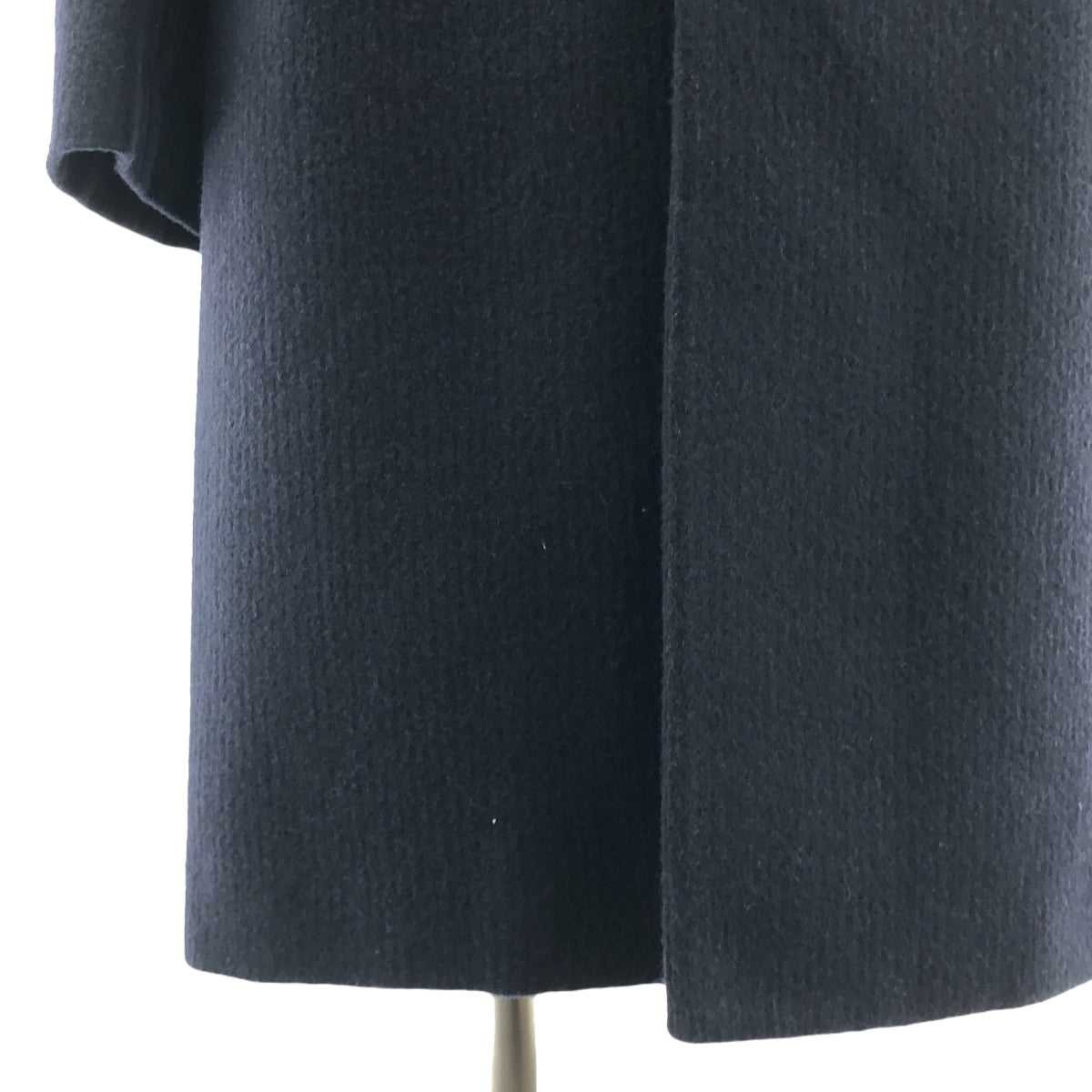 LARDINI / ラルディーニ | 2024AW | シャドウストライプ ワイドラペル チェスターコート | 46 | メンズ