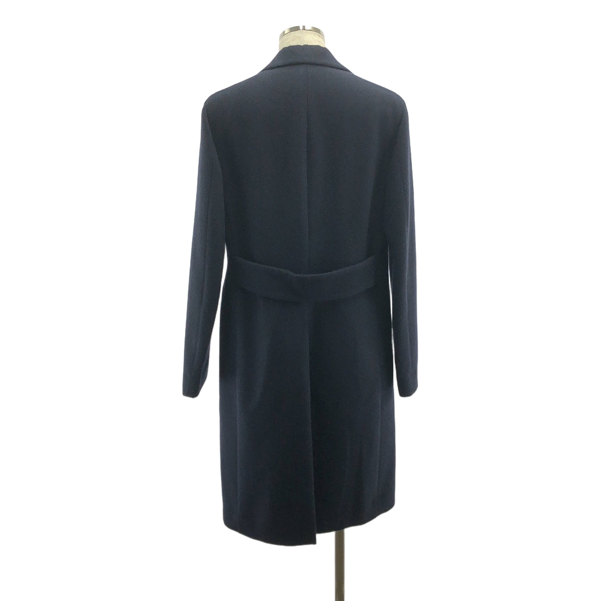 LARDINI / ラルディーニ | 2024AW | シャドウストライプ ワイドラペル チェスターコート | 46 | メンズ