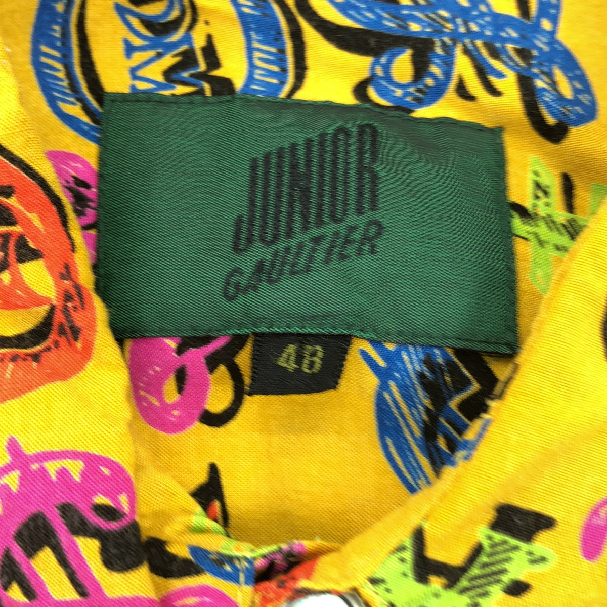 Jean Paul Gaultier / ジャンポール・ゴルチエ | 80s ヴィンテージ レーヨン 総柄 シャツ | 48 | メンズ
