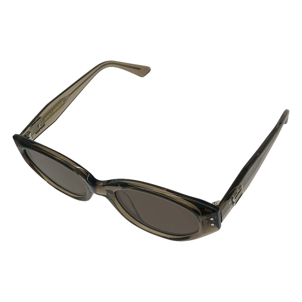 GENTLE MONSTER | Rococo KC6 Metal Icon Detail Sunglasses | Khaki