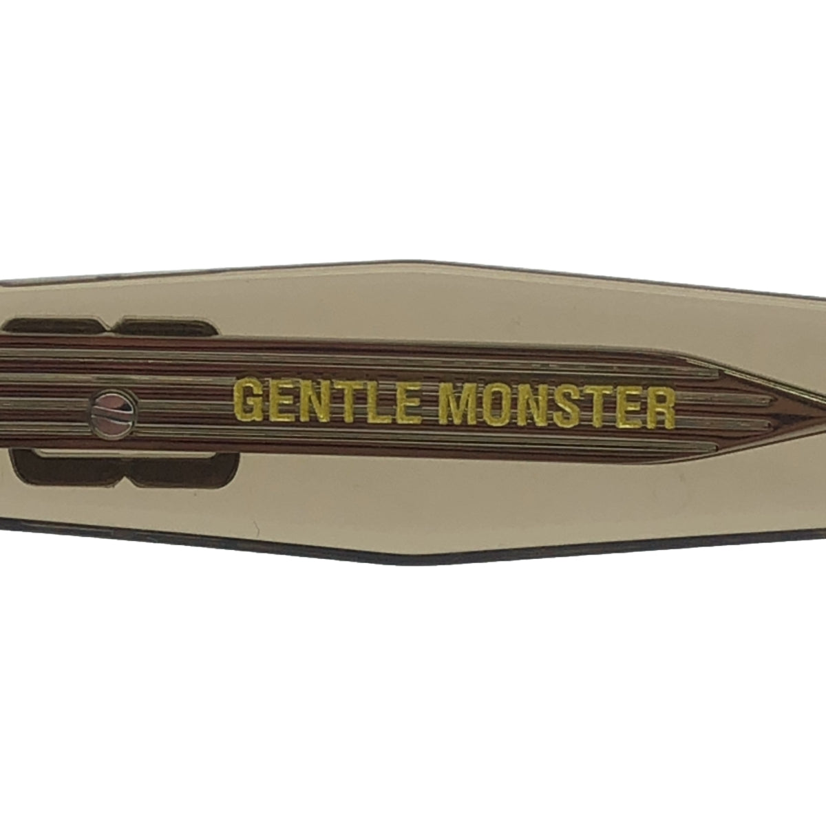 GENTLE MONSTER | Rococo KC6 Metal Icon Detail Sunglasses | Khaki