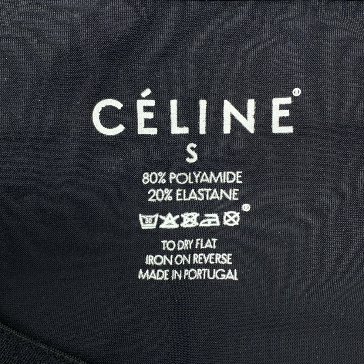 CELINE / セリーヌ | 裾ジップ スリット ウエストゴム レギンス パンツ | S | レディース