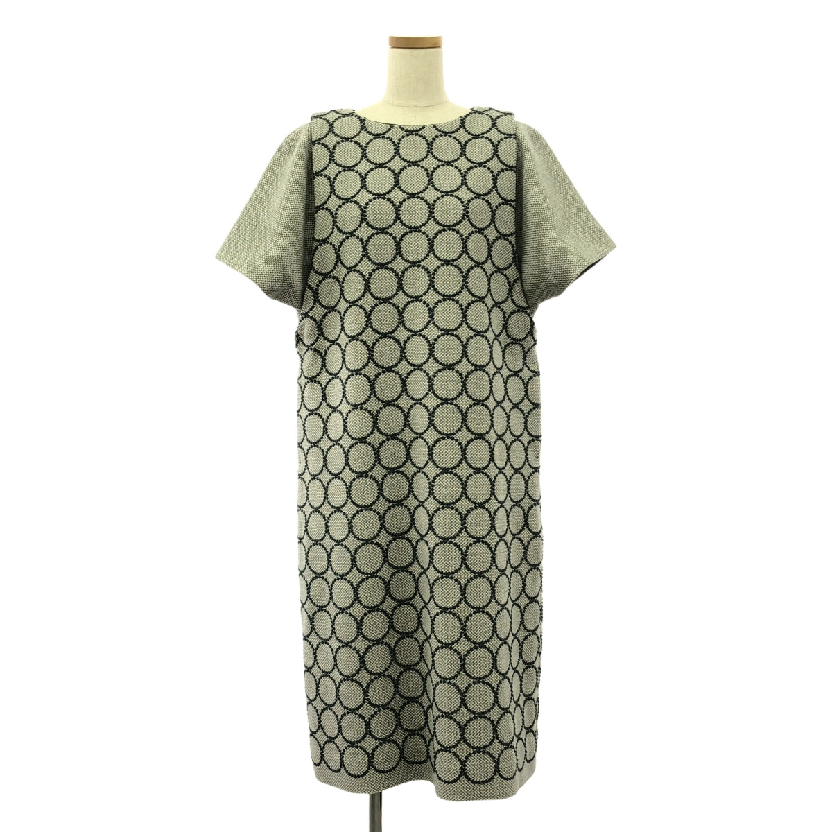 mina perhonen / 미나펠호넨 | tambourine 총 무늬 원피스 | 38 | 회색 | 여성