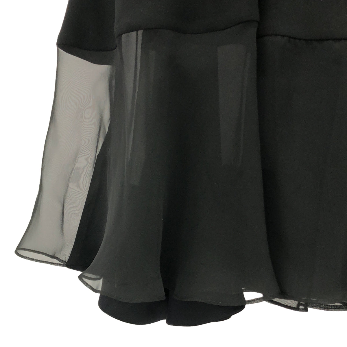 sacai / サカイ | 2020AW | パッチワークラップスカート | 2 | ブラック | レディース