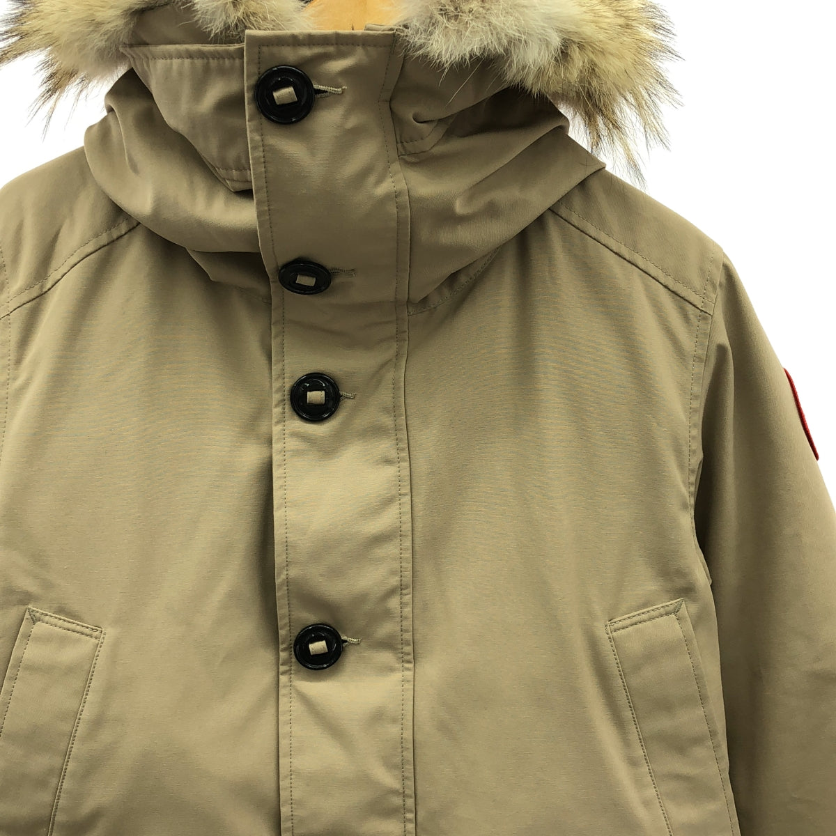 【美品】 CANADA GOOSE / カナダグース | xUNITED ARROWS YORKTON ヨークトン ダウンジャケット | M | ベージュ | メンズ
