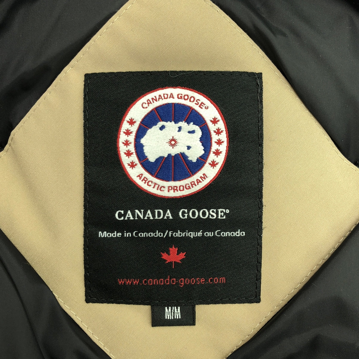 【美品】 CANADA GOOSE / カナダグース | xUNITED ARROWS YORKTON ヨークトン ダウンジャケット | M | ベージュ | メンズ