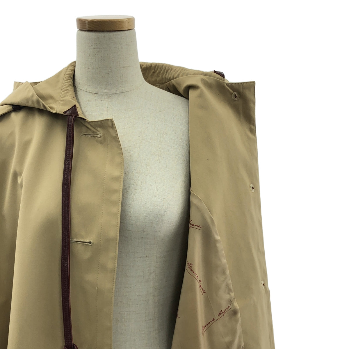 復古 / 復古服裝 | Aigner 連帽斗篷大衣 | F |女性的