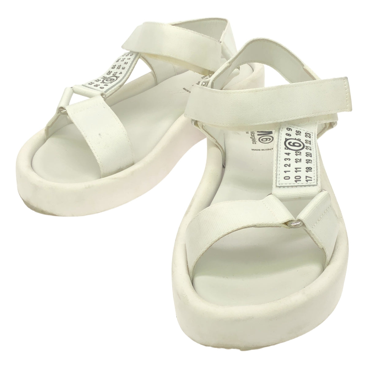 MM6 Maison Margiela / エムエムシックスメゾンマルジェラ | フラットフォーム ストラップサンダル | 39 | レディース