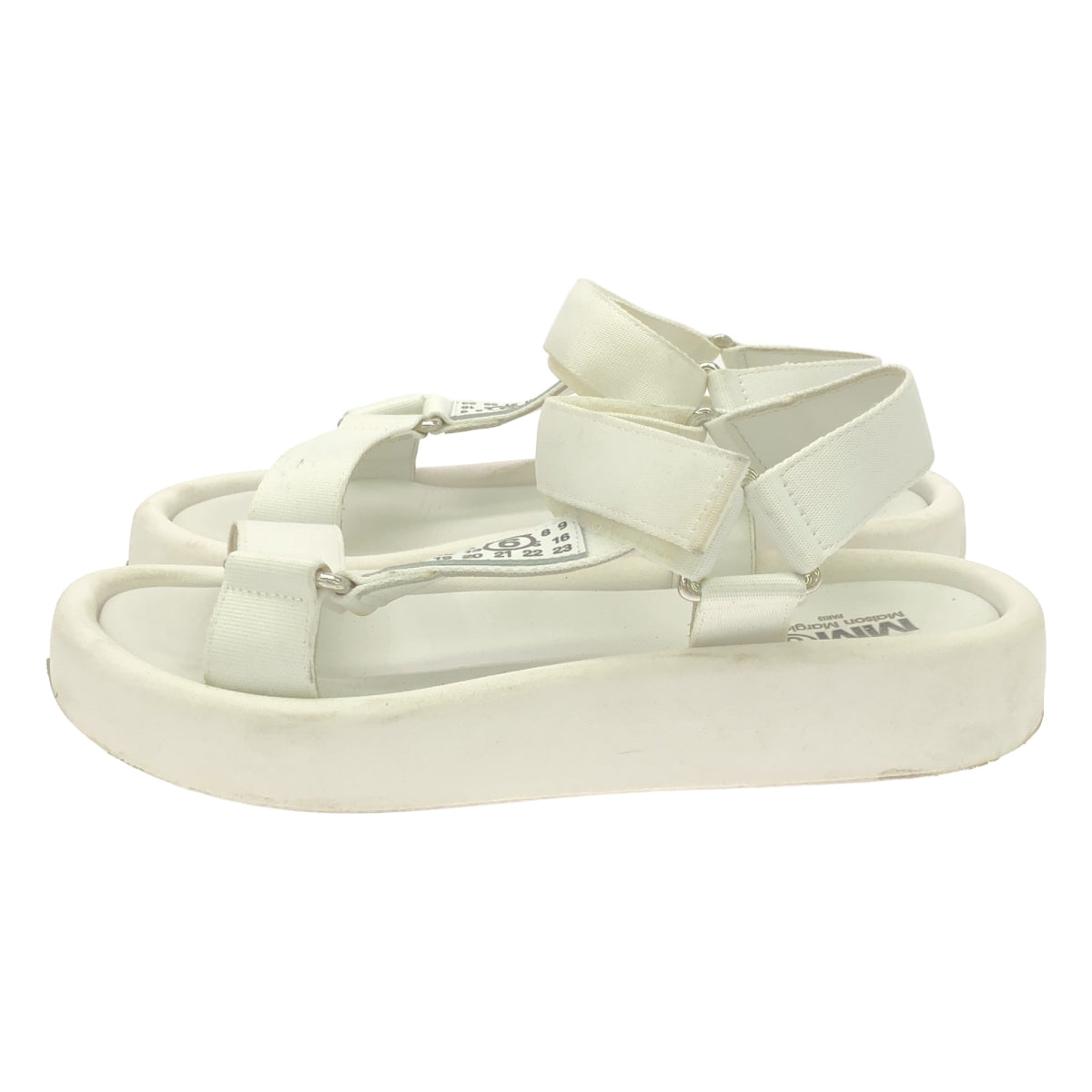 MM6 Maison Margiela / エムエムシックスメゾンマルジェラ | フラットフォーム ストラップサンダル | 39 | レディース