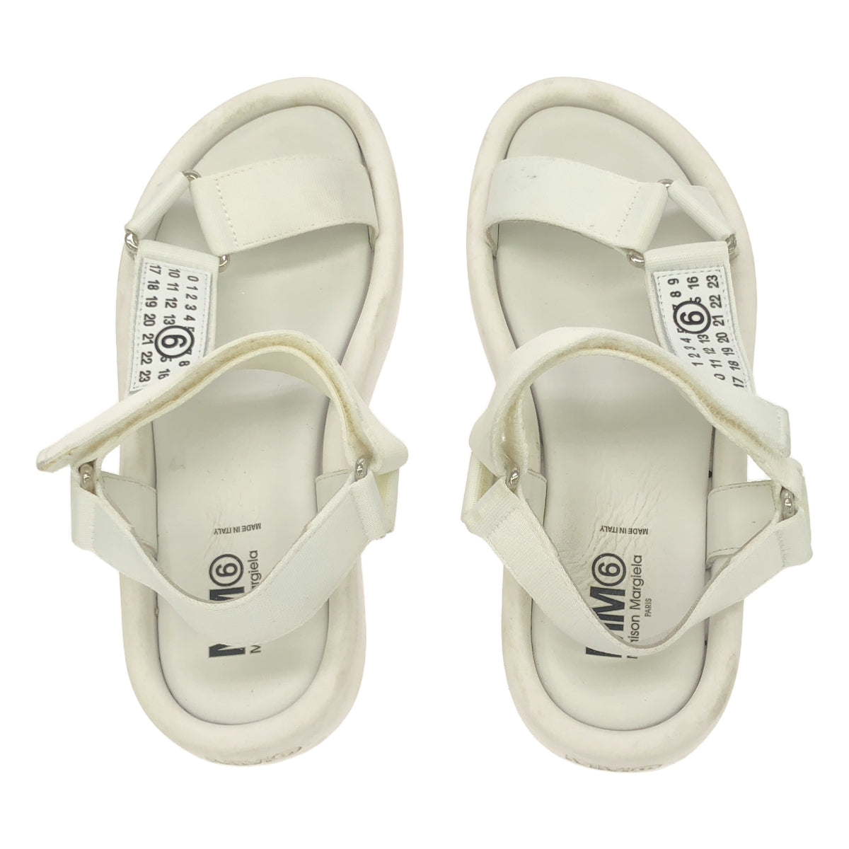 MM6 Maison Margiela / エムエムシックスメゾンマルジェラ | フラットフォーム ストラップサンダル | 39 | レディース