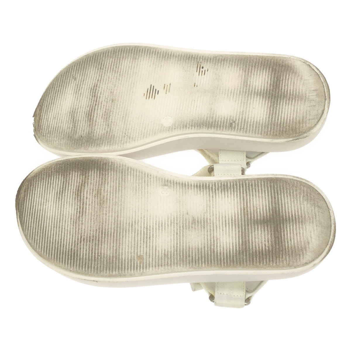 MM6 Maison Margiela / エムエムシックスメゾンマルジェラ | フラットフォーム ストラップサンダル | 39 | レディース
