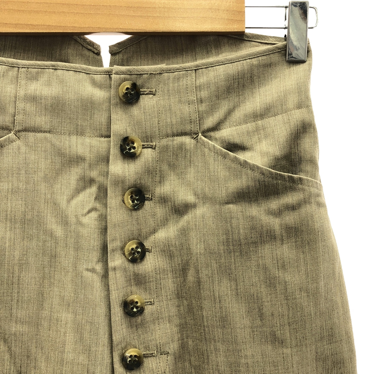 6(ROKU) / ロク | FRONT BUTTON PANTS パンツ | 34 | ベージュ | レディース