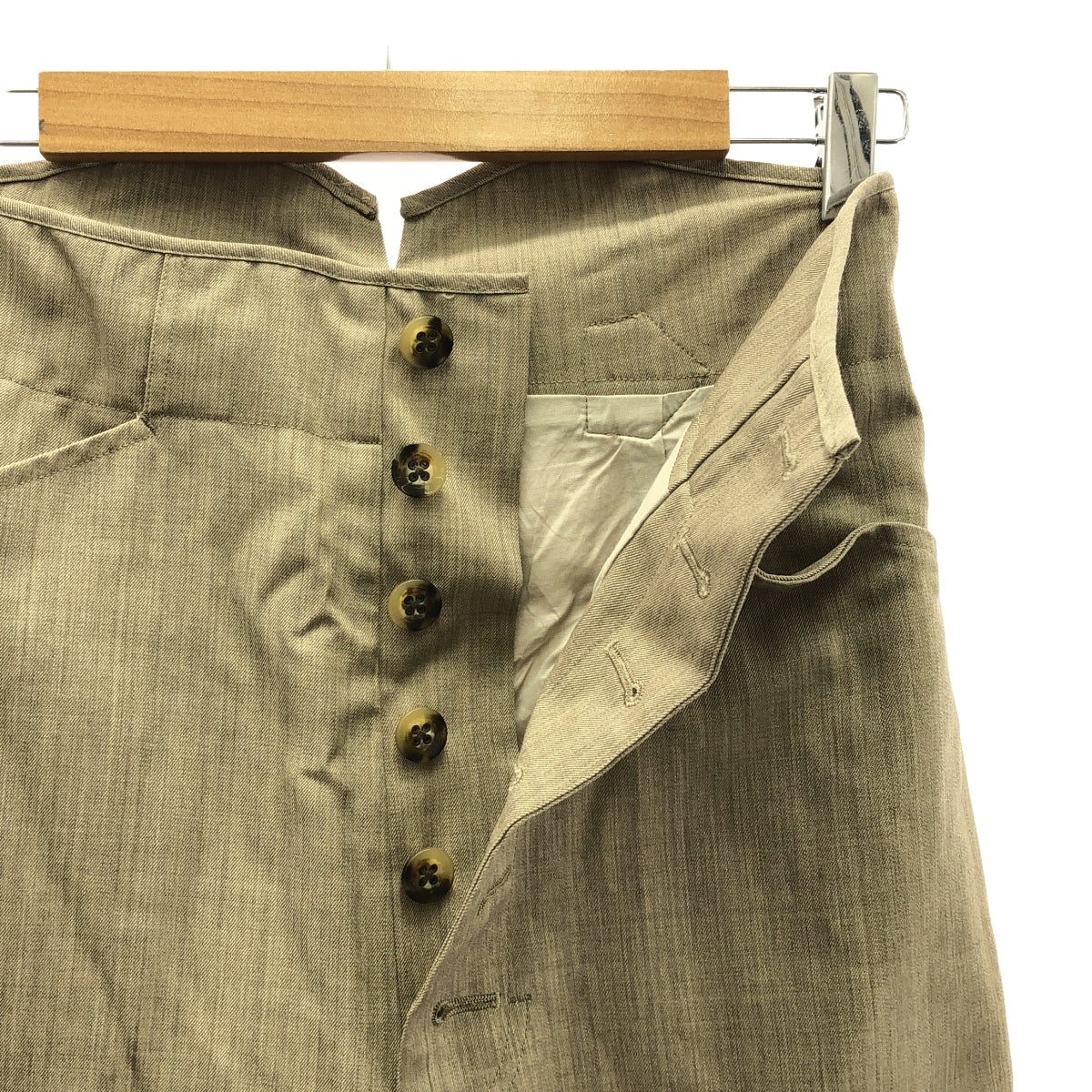 6(ROKU) / ロク | FRONT BUTTON PANTS パンツ | 34 | ベージュ | レディース