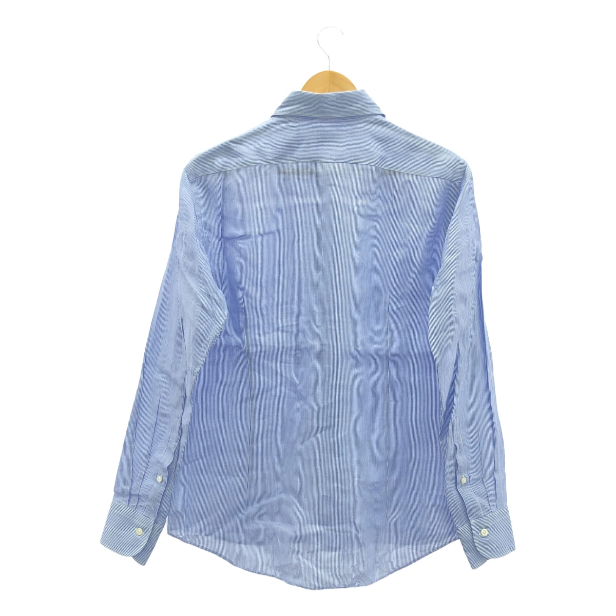 Maker's Shirt / Maker's Shirt Kamakura | Striped wide collar shirt | 15 1/2 | Men's
