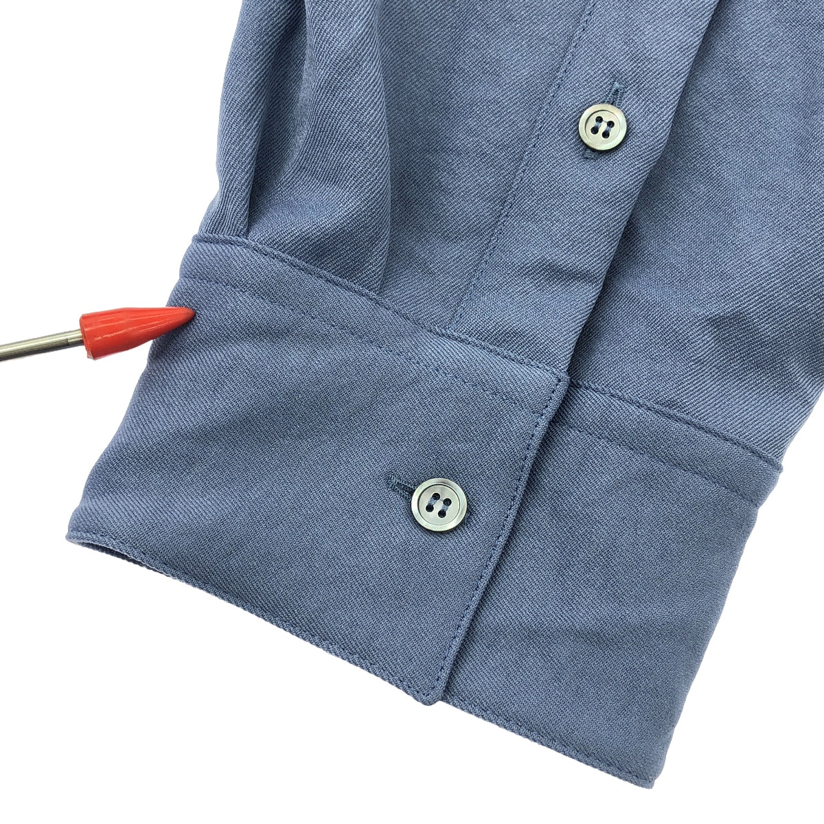 MARNI / マルニ | コットン混 オーバーサイズシャツ | 46 | ブルー | メンズ