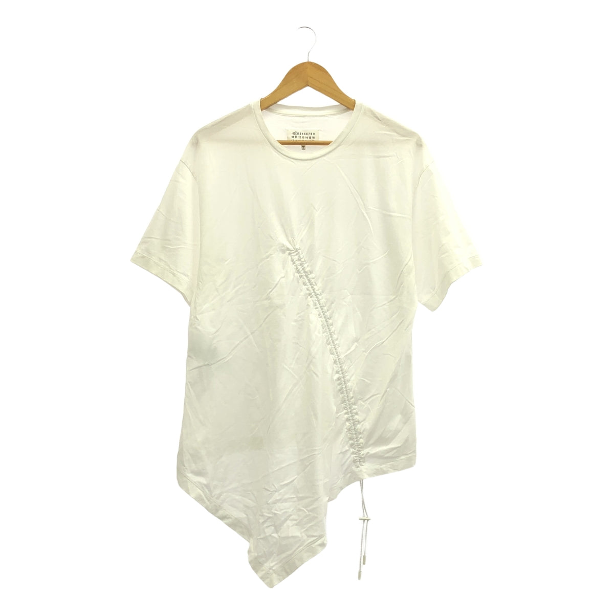 Maison Margiela |棉質圓領褶皺T卹 | S |女性的