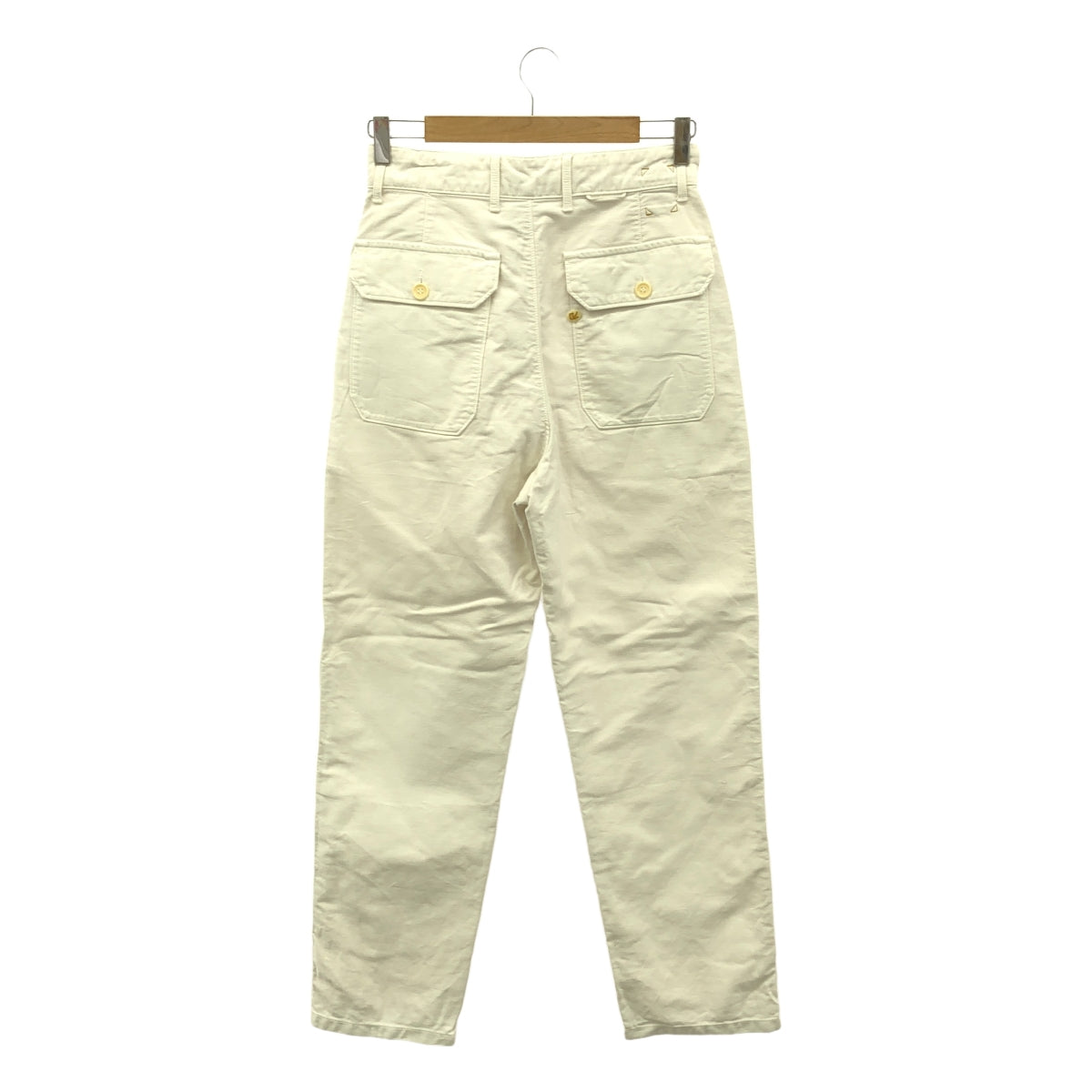 45r / Forty-Five R | 908 Baker Pants in Wheat Satin | White | Women's