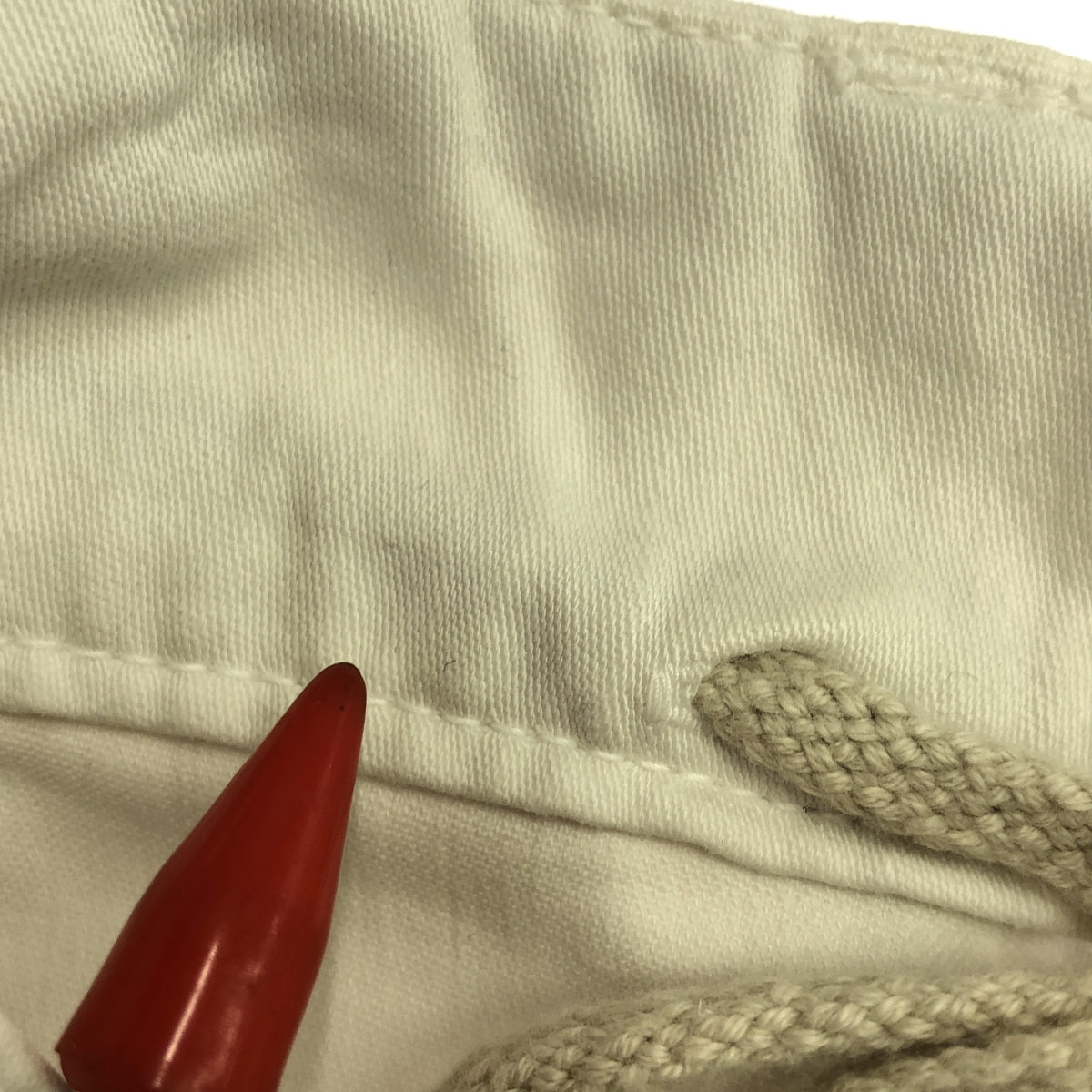 45r / Forty-Five R | 908 Baker Pants in Wheat Satin | White | Women's