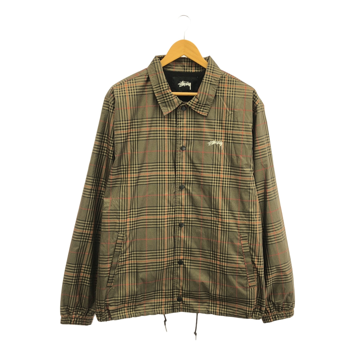 STUSSY / 스테이시 | 2019AW | PLAID COACH JACKET 타탄 체크 코치 재킷 | L | 멀티 컬러 | 남성