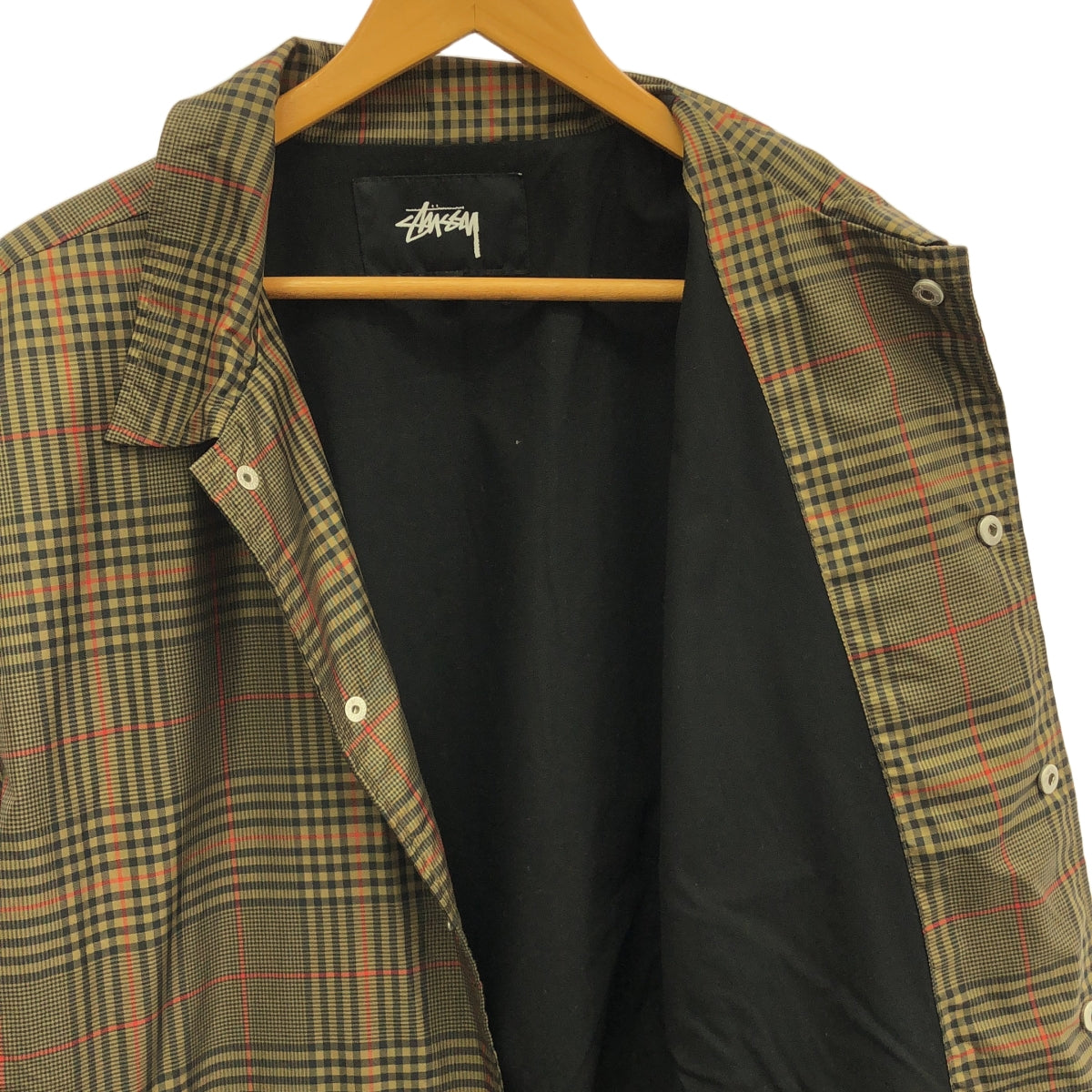 STUSSY / 스테이시 | 2019AW | PLAID COACH JACKET 타탄 체크 코치 재킷 | L | 멀티 컬러 | 남성
