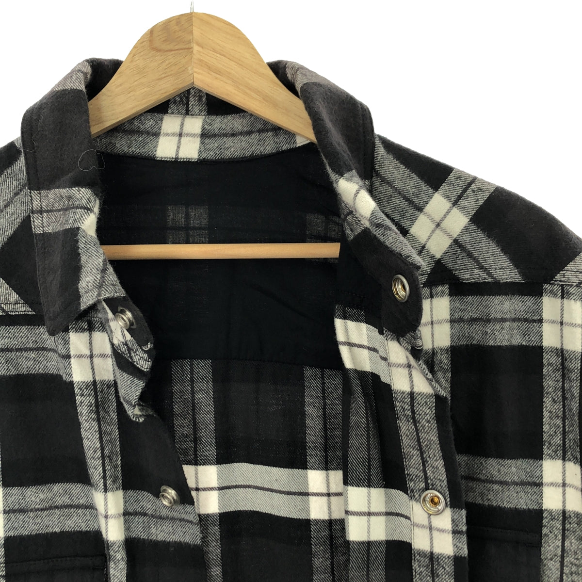 Rick Owens / 릭 오웬스 | 2019SS | OVERSIZED OUTERSHIRT SLEEVELESS 셔츠 | 46 | 블랙/화이트 | 남성