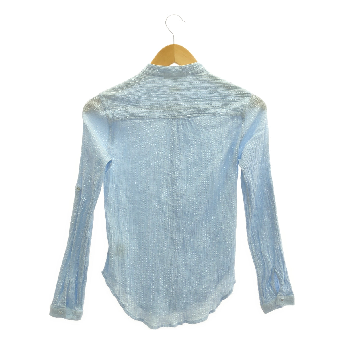 羅恩·赫爾曼 / 羅恩·赫爾曼 |處理 suzie kondi 棉質條紋襯衫 | XS |淺藍色 |女性的