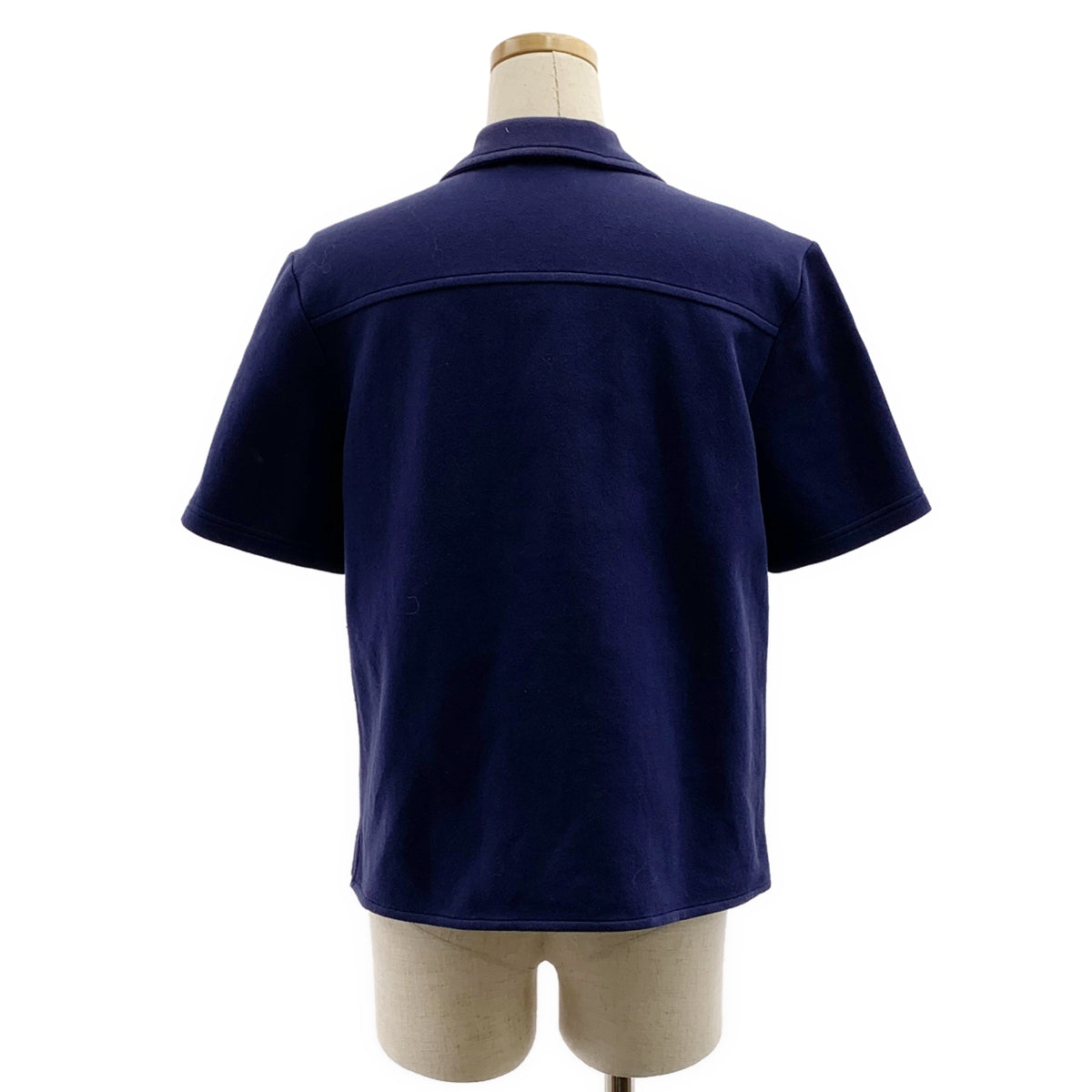 CELINE / セリーヌ | トリオンフ ロゴ スリット オープンカラー シャツ | M | レディース