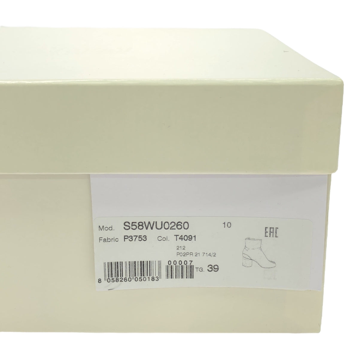【新品】 Maison Margiela / メゾンマルジェラ | S58WU0260 TABI BOOTS 足袋ブーツ タビブーツ | 39 | NUDE | レディース