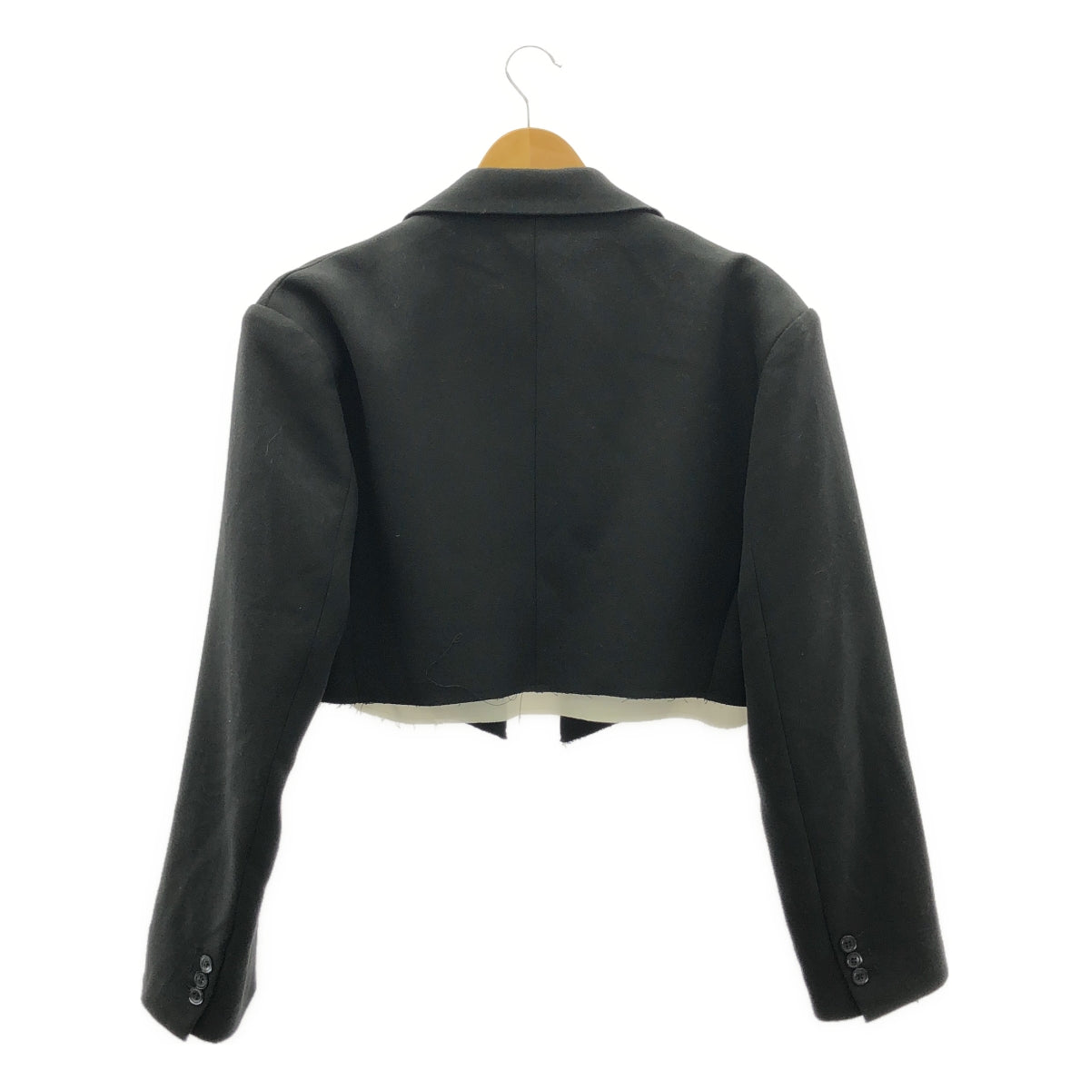 PRANK PROJECT / プランクプロジェクト | Cut-off Short Jacket ショートジャケット | F | ブラック | レディース