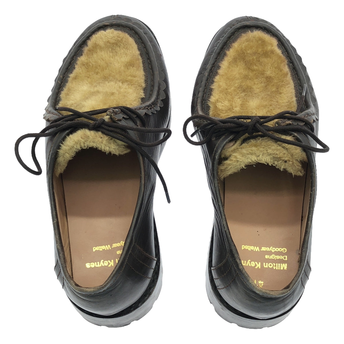 Milton Keynes | Leather Tyrolean shoes | 41 | brown | Men's