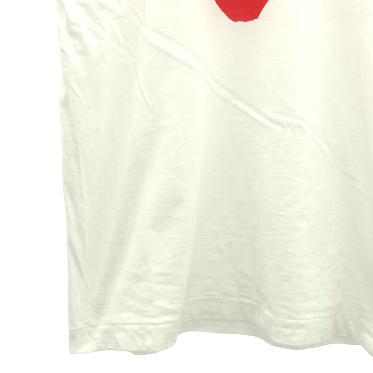 PLAY COMME des GARCONS | Heart Print & Patch Crew Neck T-Shirt | L | Men's