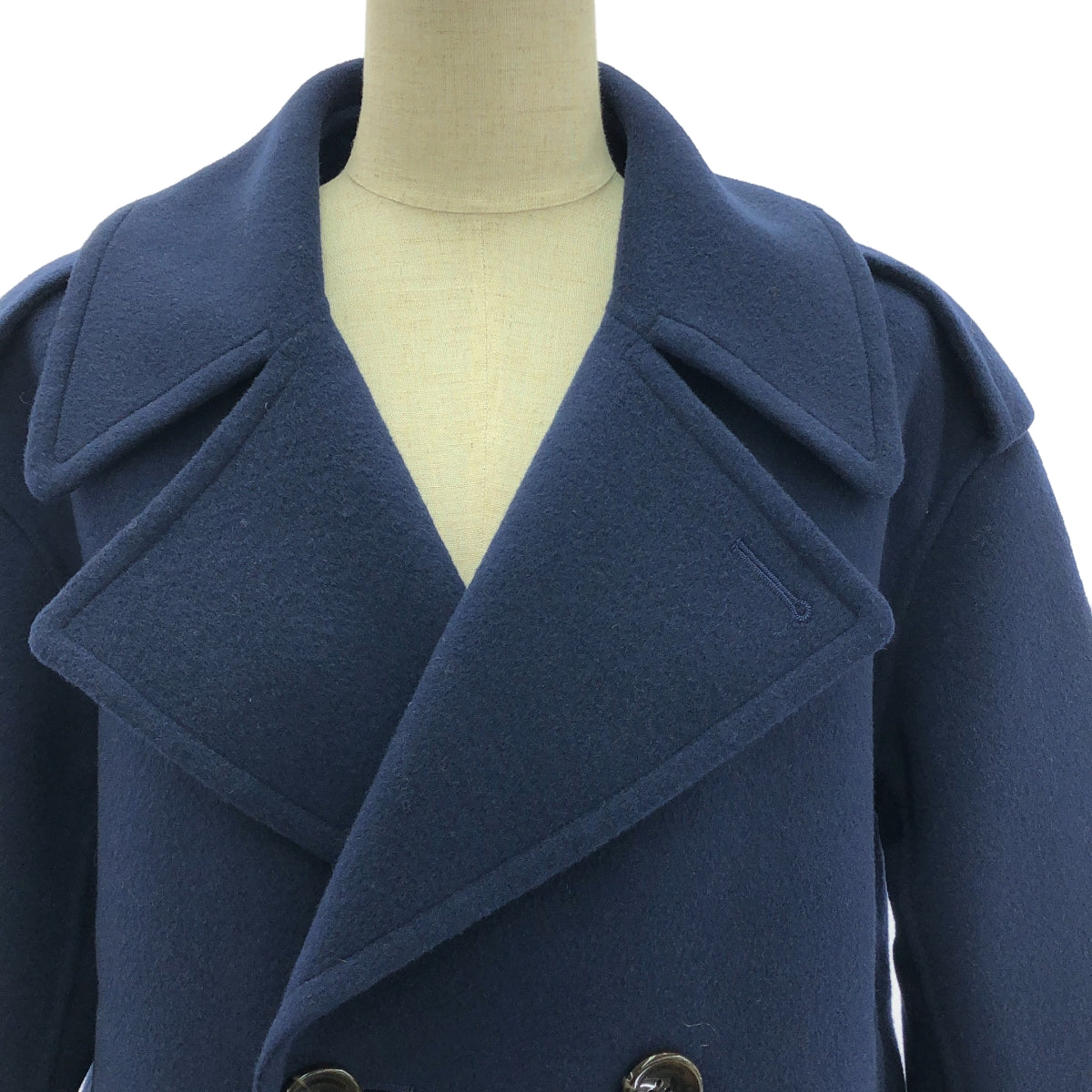 【新品】 MADISON BLUE / マディソンブルー | RV KNEE LENGTH PEA COAT Pコート | 01(S) | ネイビー | レディース