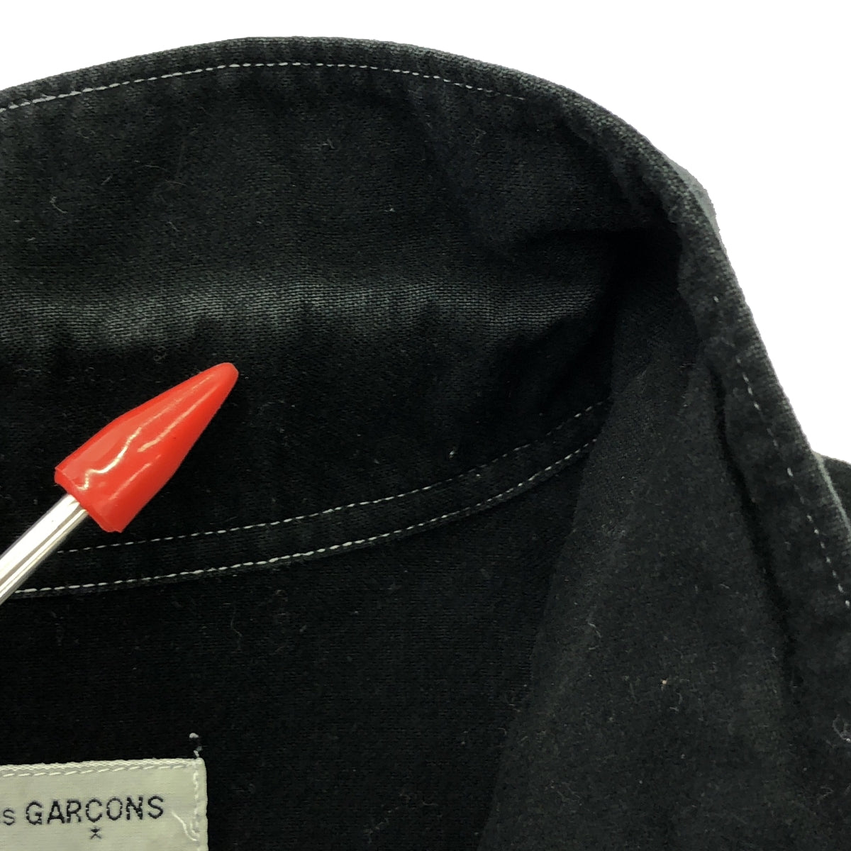 COMME des GARCONS HOMME / コムデギャルソンオム | AD1998 | ステッチデザイン オープンカラーシャツ |