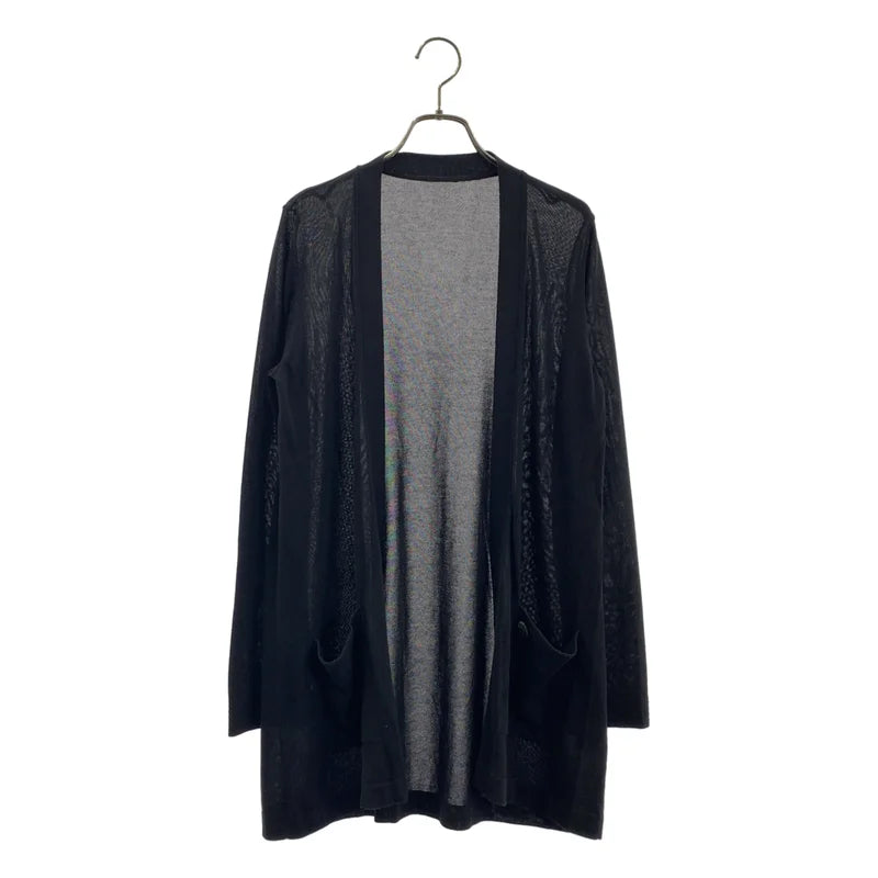 FOXEY NEW YORK フォクシー ロングカーディガン ブラック L FOXEY / フォクシー | エアリー ロング カーディガン | – KLD