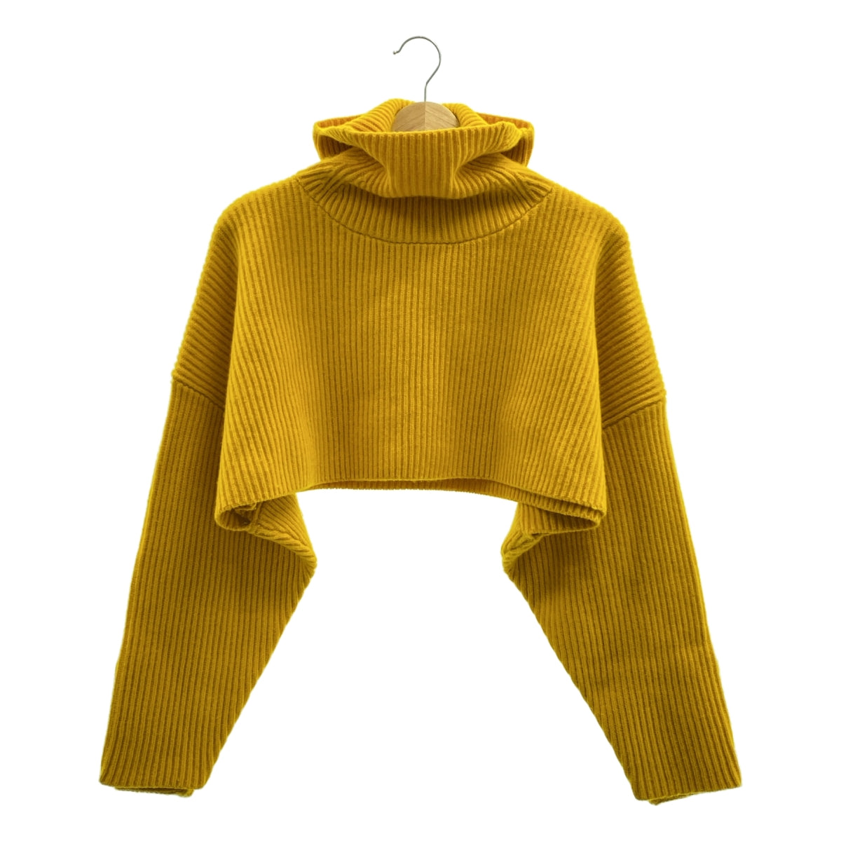 ENFOLD / 엠 폴드 | 4WAY CROPPED PULLOVER 리브 크롭드 풀오버 니트 | 38 |