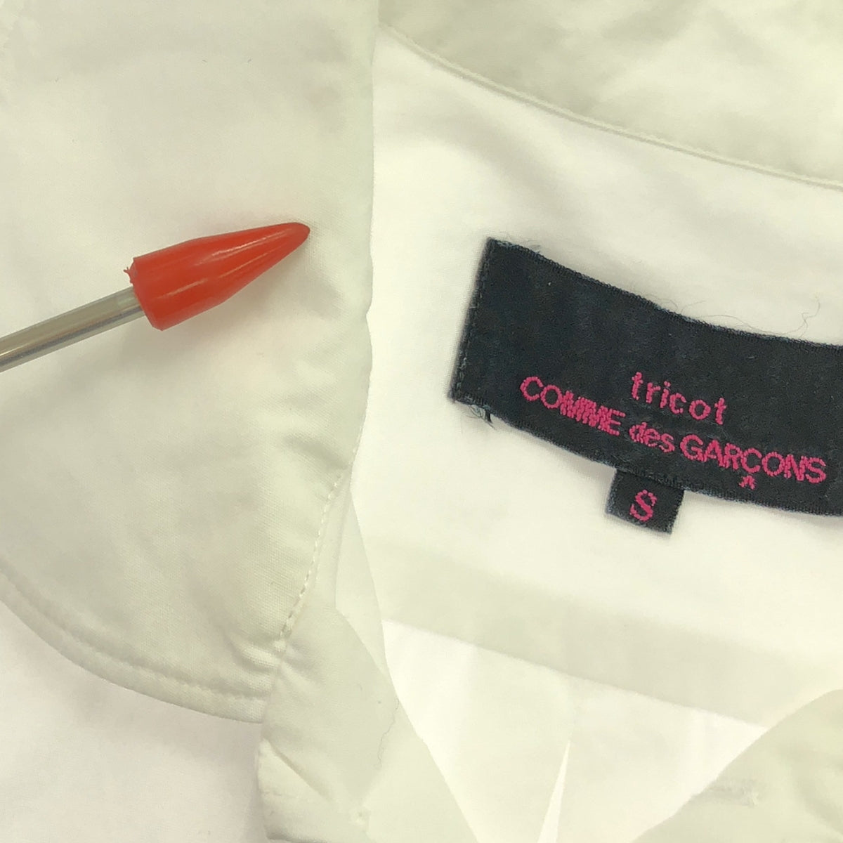 tricot COMME des GARCONS | 2012SS | Round collar long length shirt | S | Women's