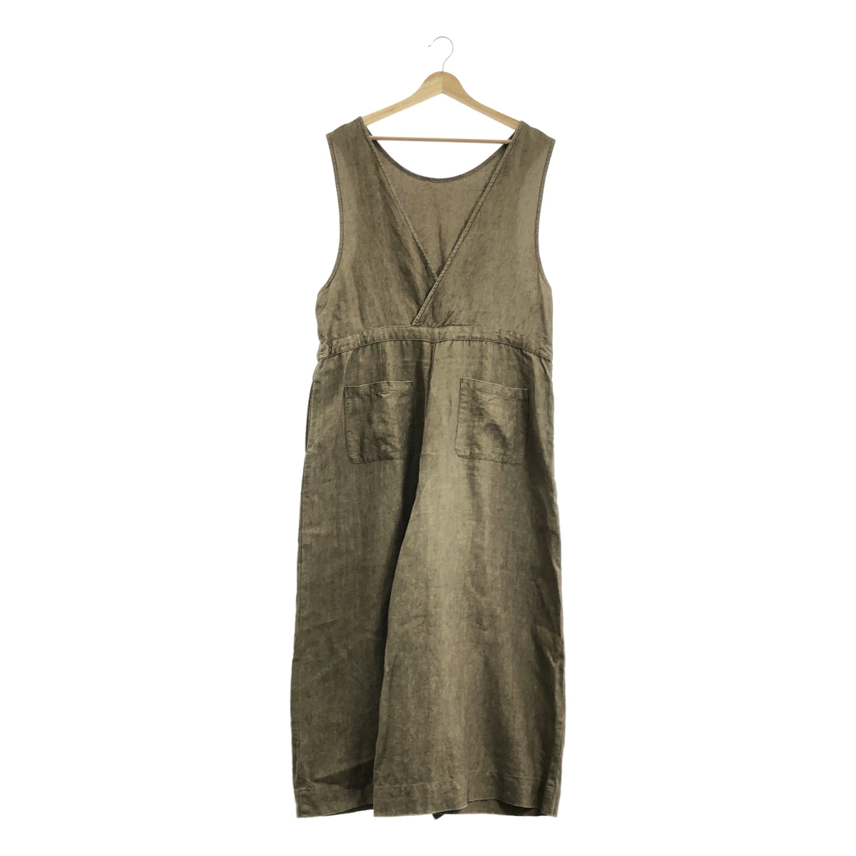 Gauze# / 거즈 | 린넨 살로펫 팬츠 | 브라운 | 여성