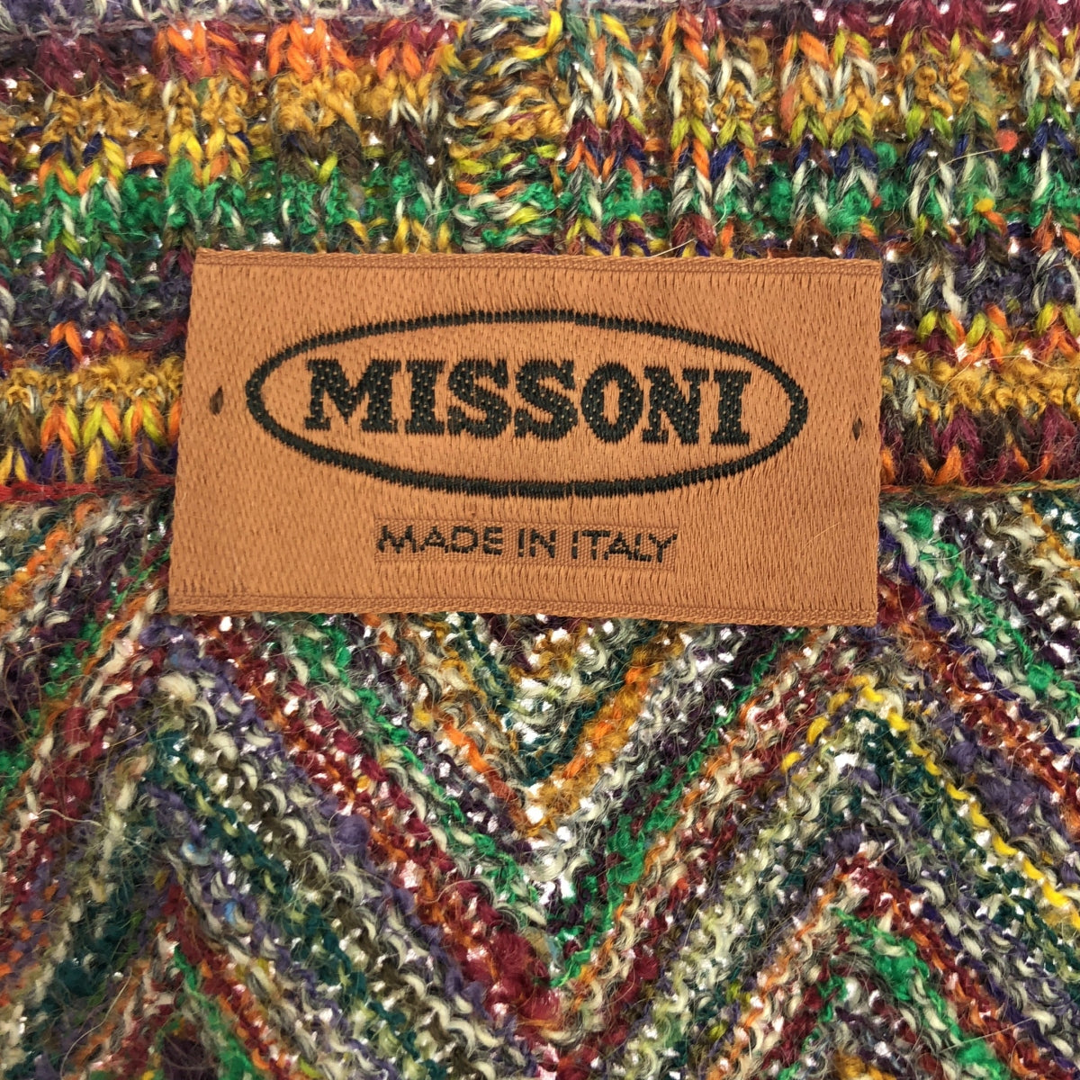 MISSONI / 미소니 | 총무늬 헤링본 V 넥 가디건 | 48 | 여성