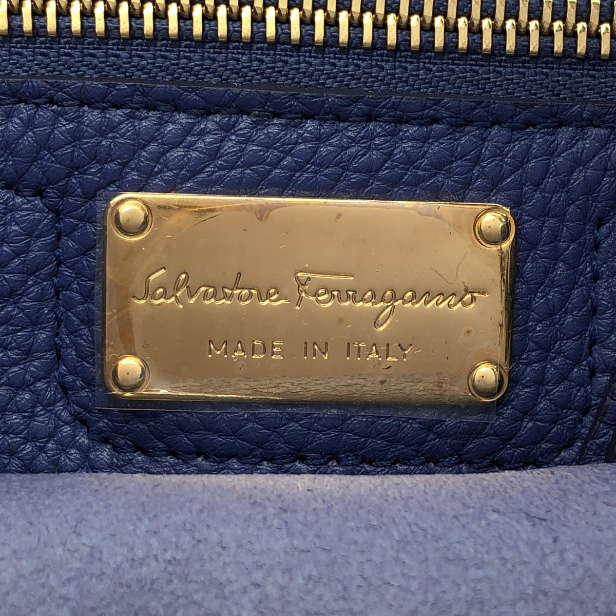 Salvatore Ferragamo / サルヴァトーレフェラガモ | AMY エイミー レザー トートバッグ | パープル系 | レディース