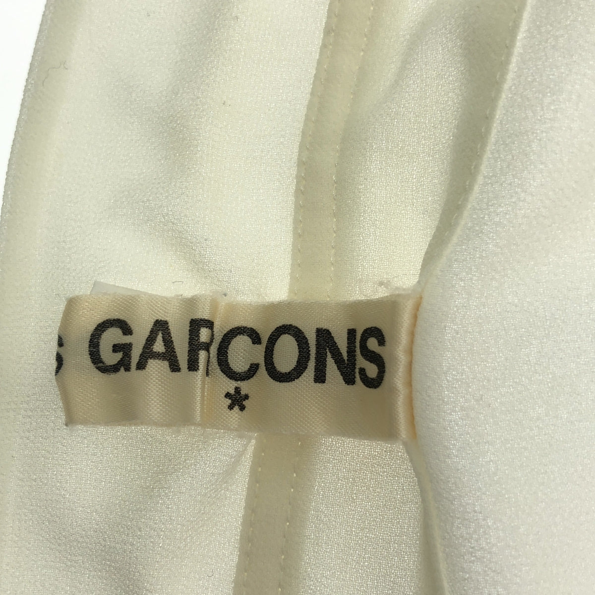COMME des GARCONS / コムデギャルソン | 推定1990s〜 ポリエステル レギュラーカラー シアー シャツ ブラウス |