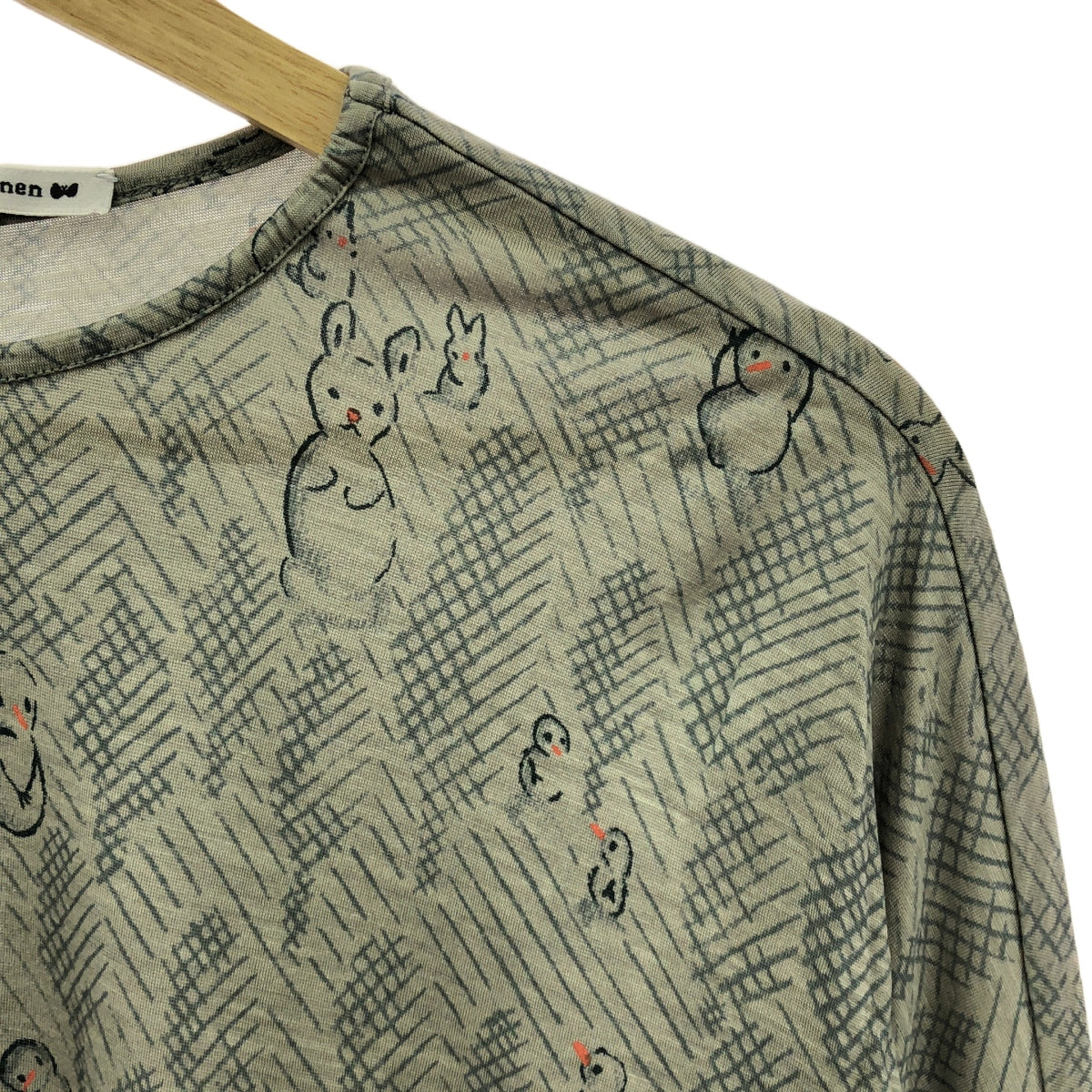 mina perhonen | 2023-24 a/w | lumiukko long sleeve cut and sew | 36 | Women's