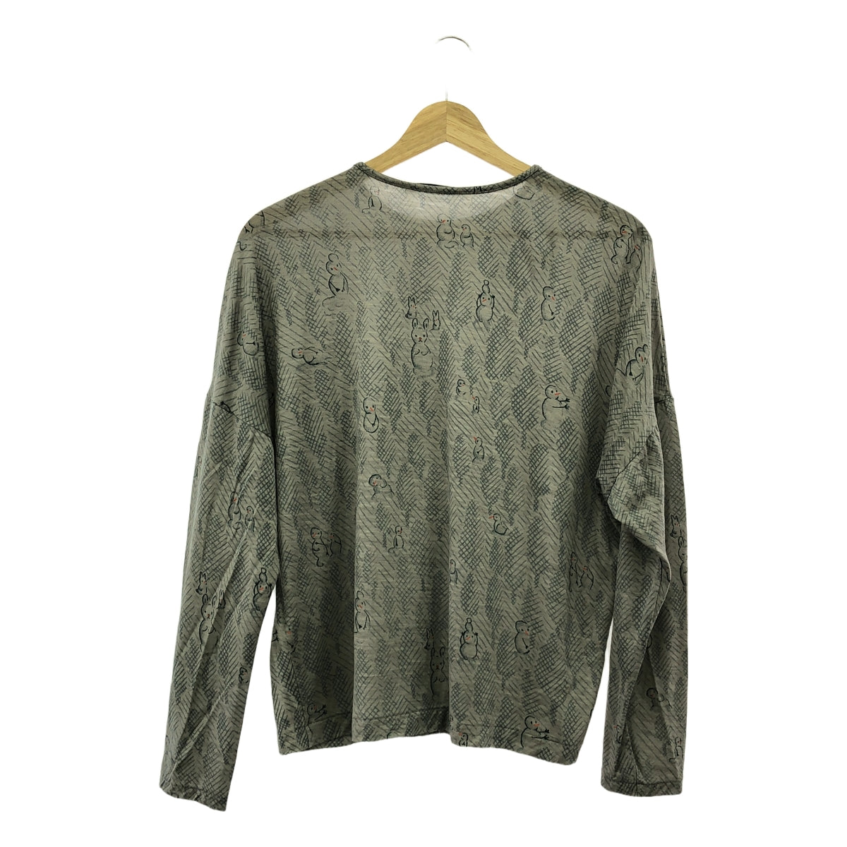 mina perhonen | 2023-24 a/w | lumiukko long sleeve cut and sew | 36 | Women's