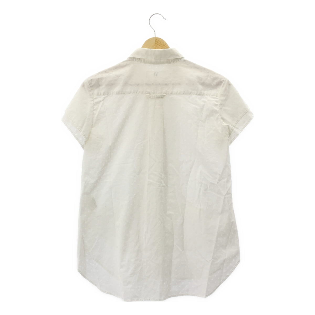 Y's / 와이즈 요우지야마모토 | 2011AW | 도트 레이어드 슬리브 셔츠 | 1 | 화이트 | 여성