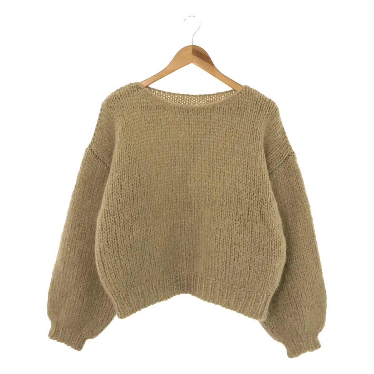 NOWOS / ノーウォス | モヘア ローゲージ クルーネックニット